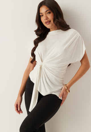 Drapy Knot Top