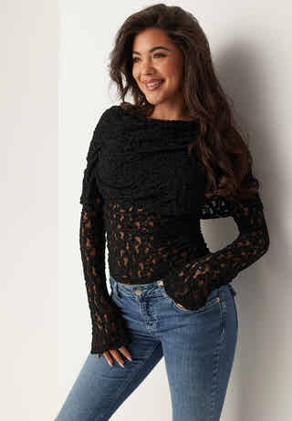 Drapy Lace Top