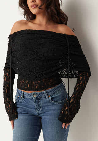 Drapy Lace Top