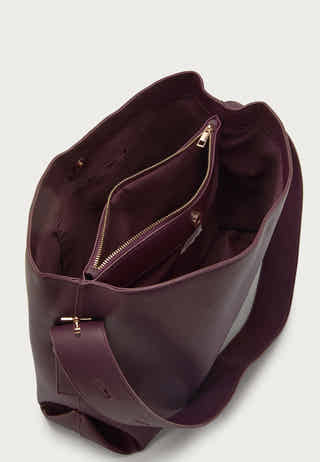 Faux Leather Tote Bag