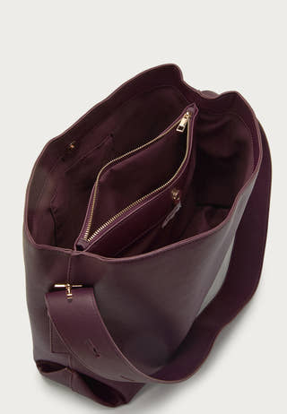 Faux Leather Tote Bag