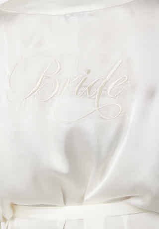 Bride Satin Kimono Robe