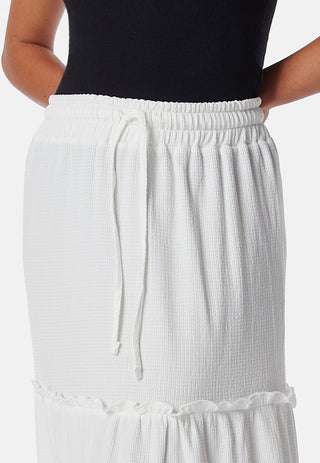 Flounce Maxi Skirt