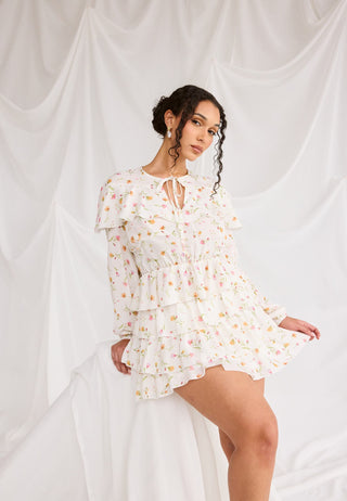 Flounce Short Skirt