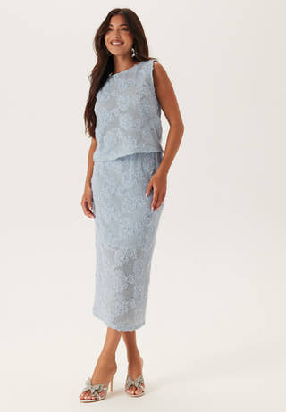 Flower Mesh Skirt