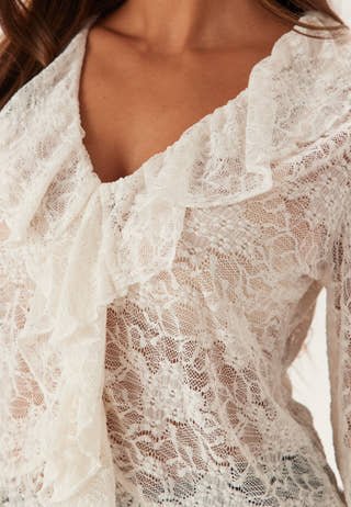 Frill Lace Blouse