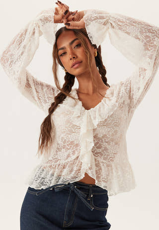 Frill Lace Blouse