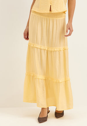 Frill Maxi Skirt