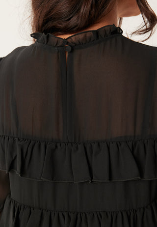 Frill Short Dress