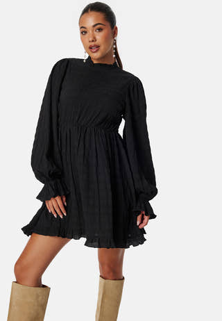 Frill Structured Dress