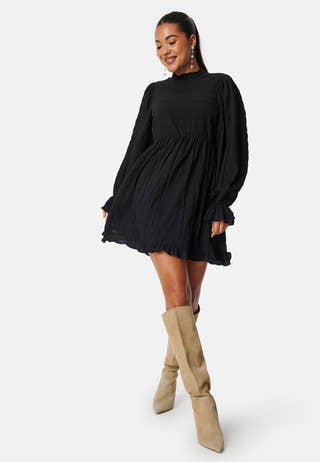 Frill Structured Dress