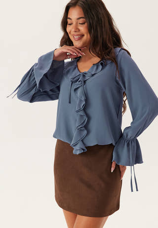 Frill Tie Blouse