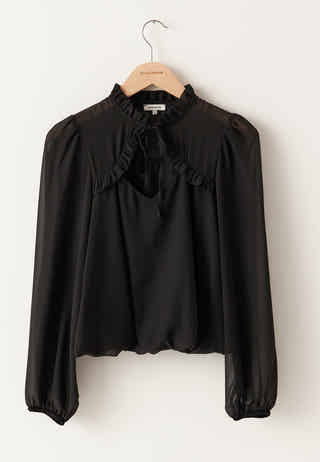 Frill Tie Blouse