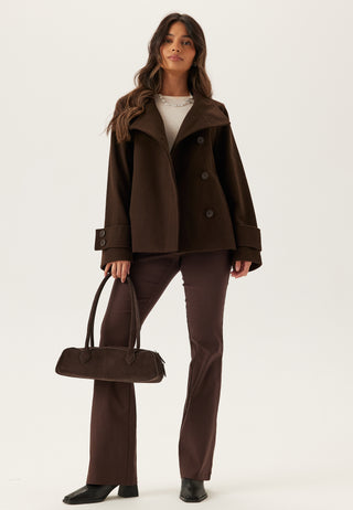 High Neck Short Coat