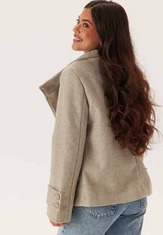 High Neck Short Coat