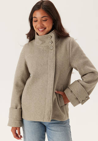 High Neck Short Coat