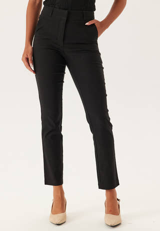 High Waist Stretchy Front Pocket Trousers
