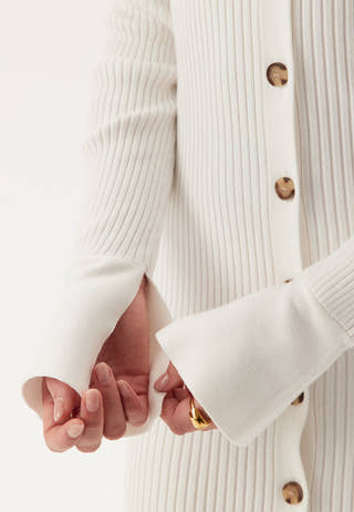 Knitted Cardigan Dress