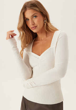 Knitted Sweetheart Top