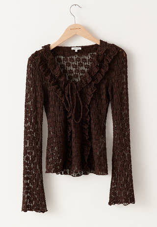 Lace Frill Top