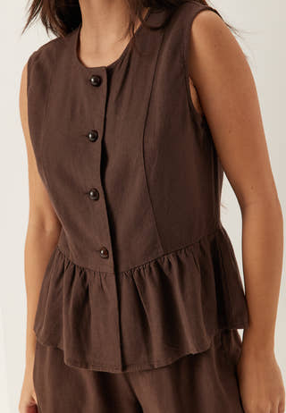 Linen Vest