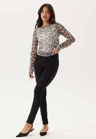 Long Sleeve Mesh Top