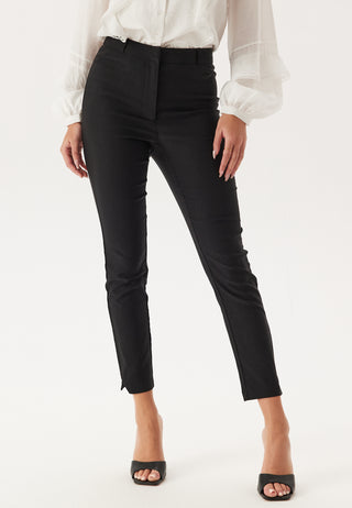 bubbleroom-lorene-high-waist-stretchy-ankle-slit-trousers-black