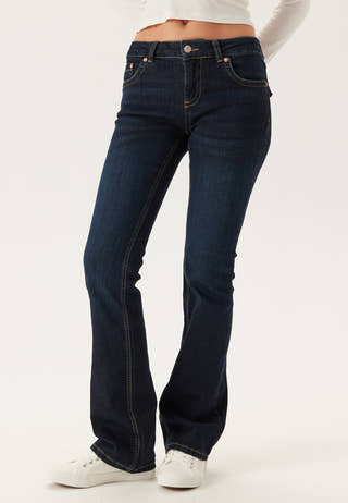 Low Bootcut Flap Jeans