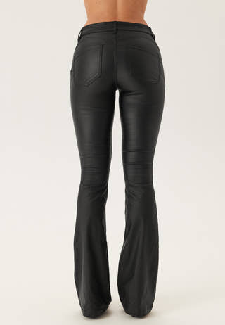 Low Waist Push-up Coated Jeans