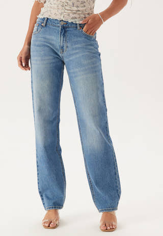 Low Waist Straight Jeans