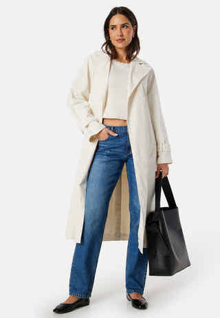 Belted Midi Trenchcoat