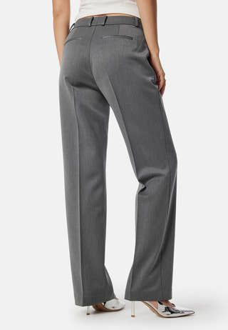 Mid Waist Suit Trousers
