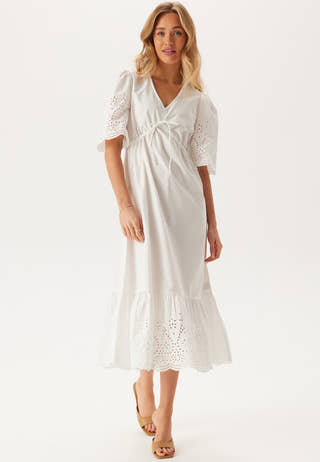 Midi Broderie Anglaise Dress