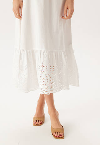 Midi Broderie Anglaise Dress