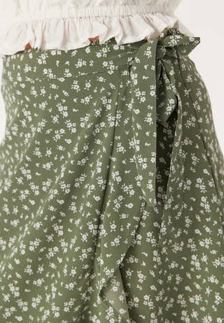 Midi Wrap Skirt