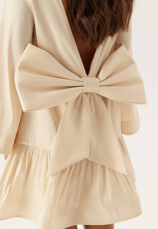 Bow Back Shift Dress