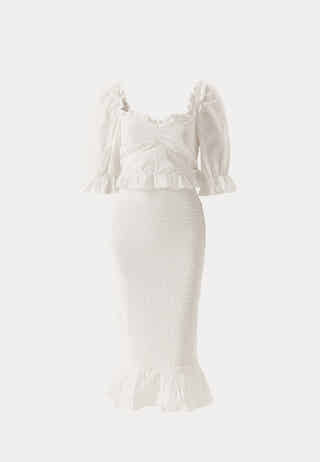 Bustier Smock Ankle Dress