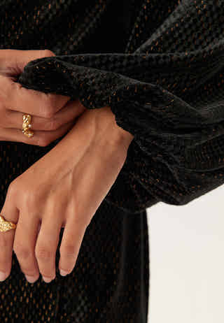 Embellished Bow Dress