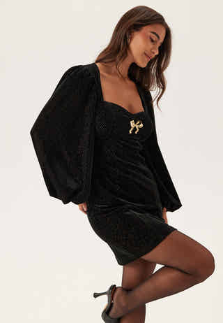 Embellished Bow Dress