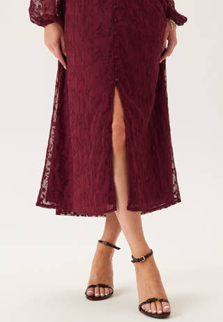 Embroidered Midi Dress