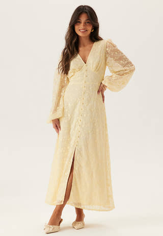 Embroidered Midi Dress