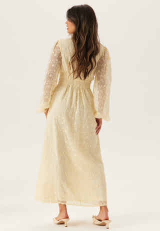 Embroidered Midi Dress