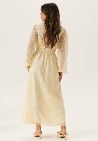 Embroidered Midi Dress