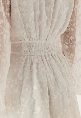 Embroidered Short Dress