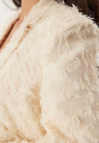 Featherlike Oversized Blazer