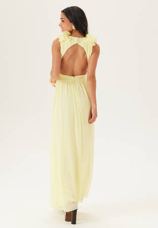 Frill Ruffle Chiffon Gown