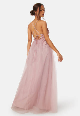Floral tulle Gown
