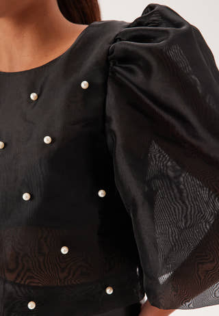 Pearl Organza Blouse