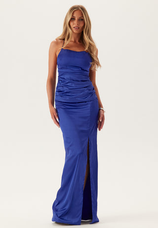 bubbleroom-occasion-ruched-satin-strap-gown-blue