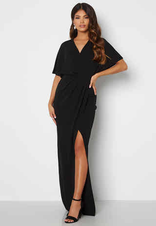 Wrap Slit Maxi Dress